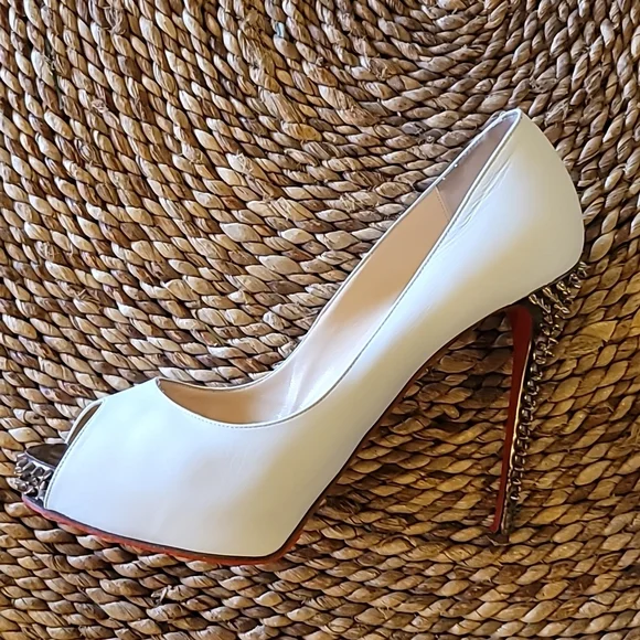 Christian Louboutin 120mm spiked heels 39.5. - Picture 7 of 15